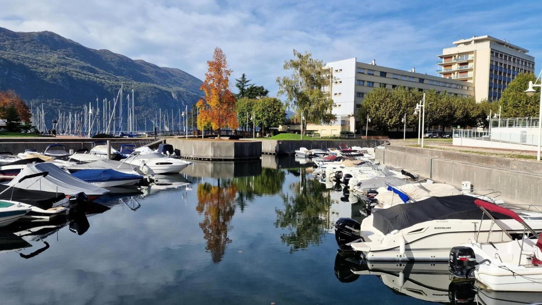Residence Les Belles Rives E - Vue Magnifique Et Imprenable Sur Le Lac Du Bourget ! Mae-6774 Aix-les-Bains Luaran gambar