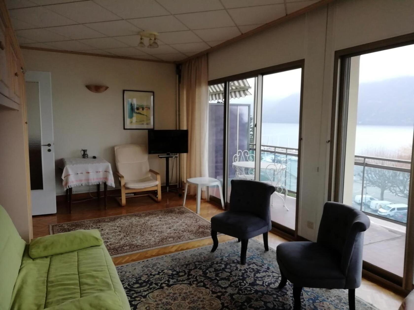 Residence Les Belles Rives E - Vue Magnifique Et Imprenable Sur Le Lac Du Bourget ! Mae-6774 Aix-les-Bains Luaran gambar