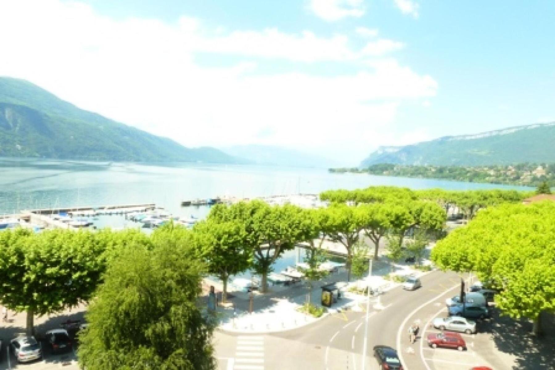 Residence Les Belles Rives E - Vue Magnifique Et Imprenable Sur Le Lac Du Bourget ! Mae-6774 Aix-les-Bains Luaran gambar